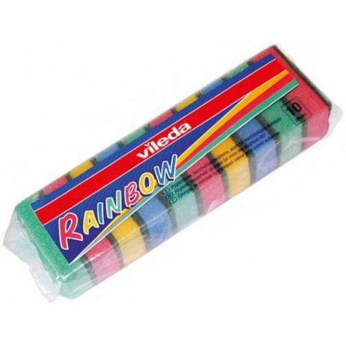 Vileda Rainbow губки для мытья посуды 10шт Vileda Rainbow губки для мытья посуды 10шт