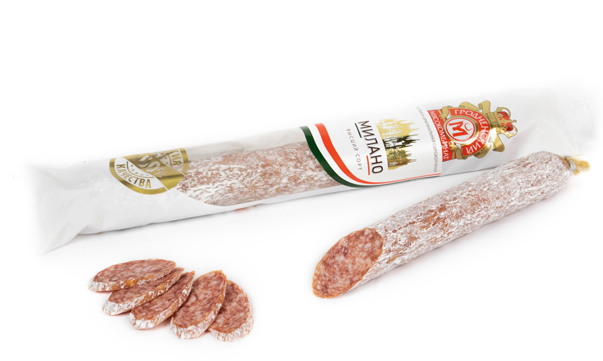 Колбаса сырокопченая Милано Гродненский МК Колбаса сырокопченая Милано Гродненский МК