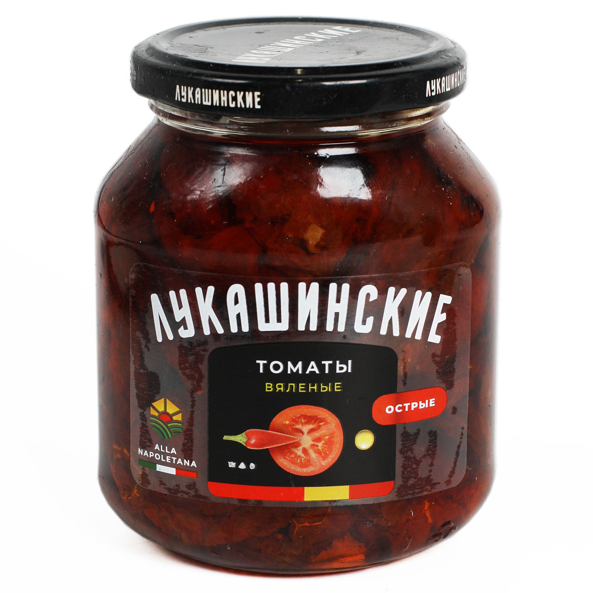 Лукашинские томаты вяленые острые 330г