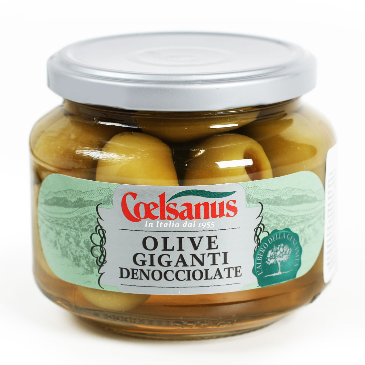 COELSANUS Olive Gigante гигантские оливки без косточек 350г COELSANUS Olive Gigante гигантские оливки без косточек 350г