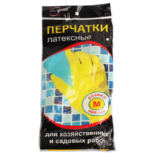 Перчатки латексные M размер Перчатки латексные M размер