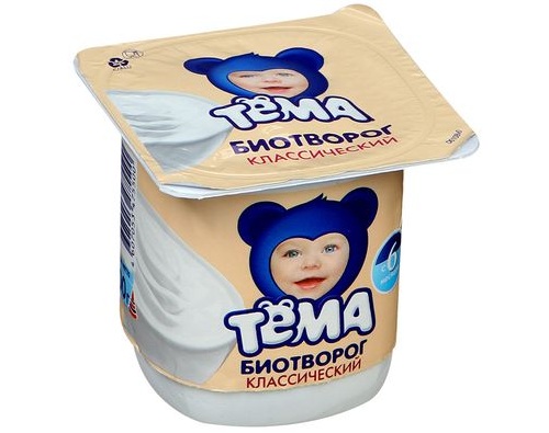 ТЕМА Биотворог Классический 5% 100г ТЕМА Биотворог Классический 5% 100г