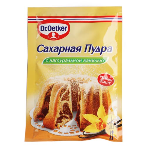 Сахарная пудра с натуральной ванилью DR.OETKER 40г Сахарная пудра с натуральной ванилью DR.OETKER 40г
