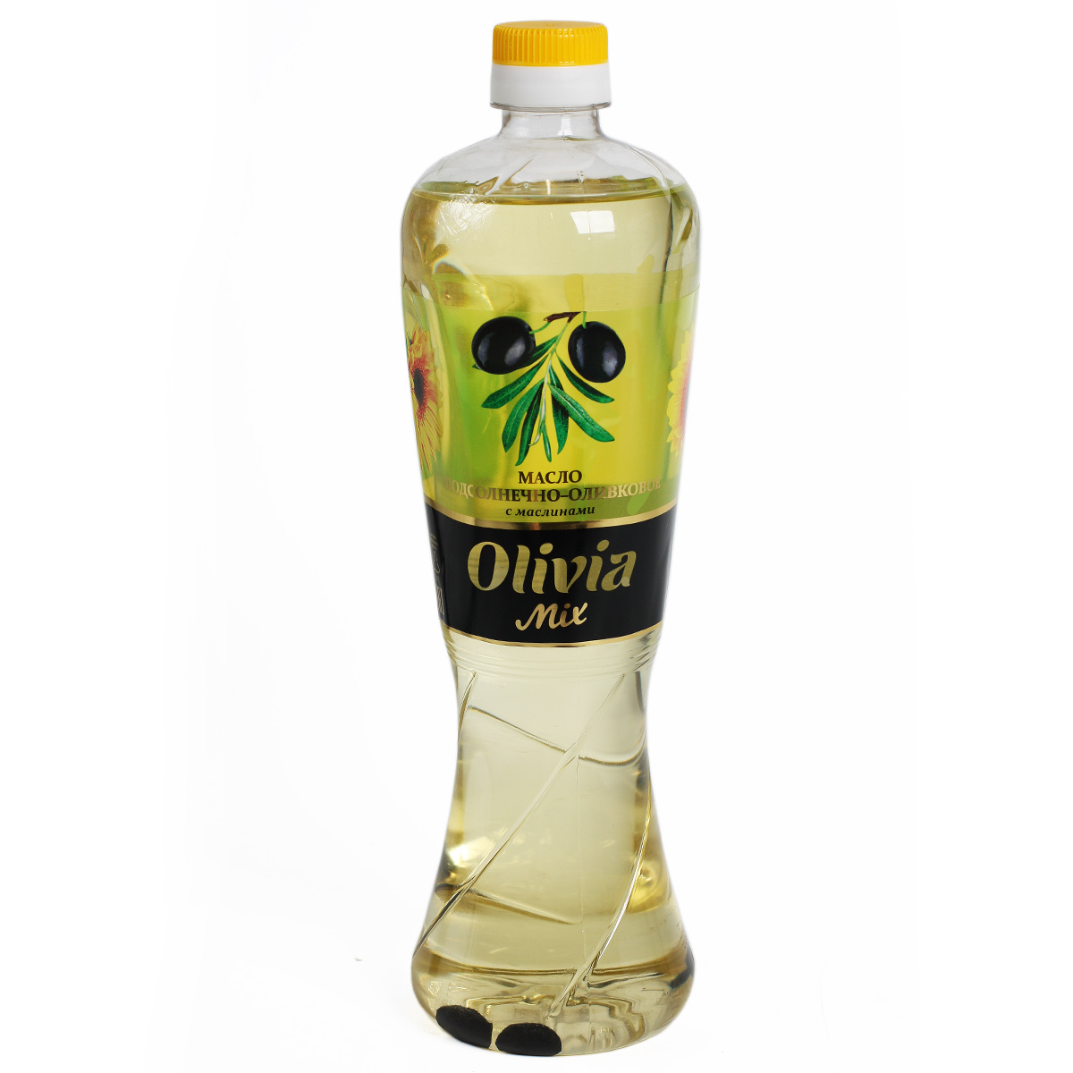 Масло подсолнечно-оливковое с маслинами OLIVIA MIX 700мл