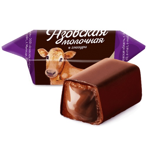 Конфеты Азовская молочная со вкусом шоколада 300г